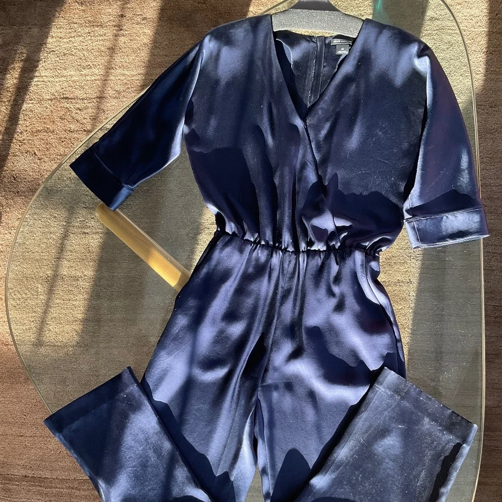 Club Monaco dark blue jumpsuit (size 00) - Picture 1 of 4